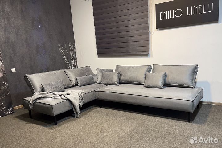 Угловой диван-кровать аверса со спальным местом