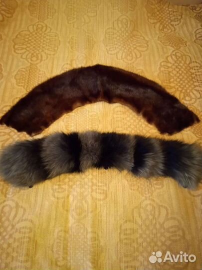 Воротники натуральный мех
