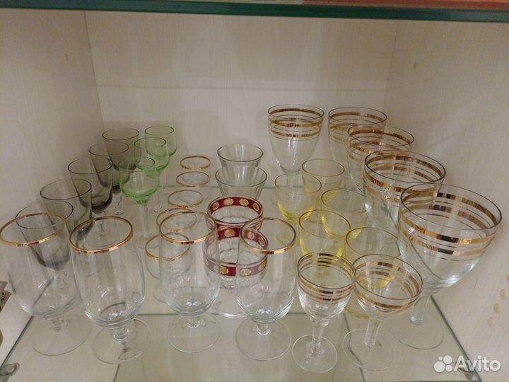 Рюмки,фужеры, лафитники СССР разные