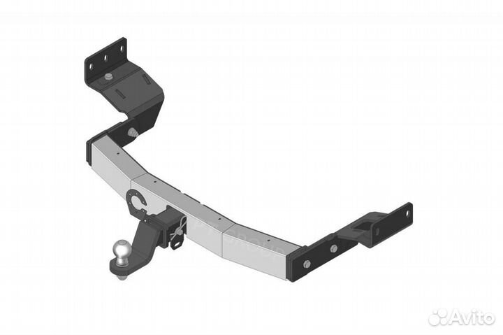 Фаркоп Митсубиси (mitsubishi) Pajero Sport с нерж