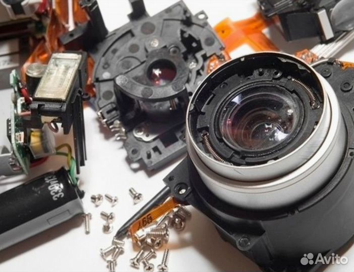 Ремонт фотоаппаратов Canon / Nikon, объективов