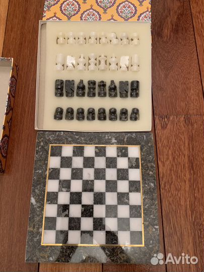 Шахматы натуральный камень новые