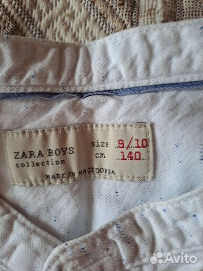 Рубашка zara для мальчика