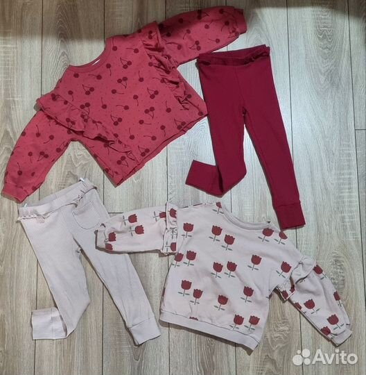 Вещи пакетом для девочки 98 104 110