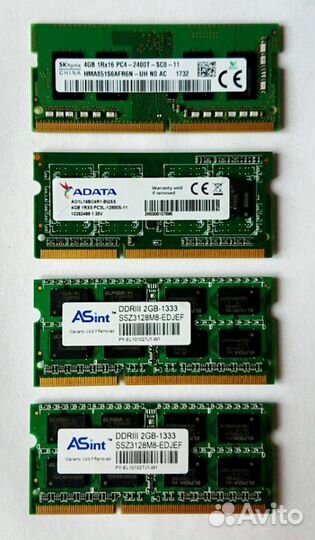 Оперативная память sodimm DDR3 2Gb для ноутбука