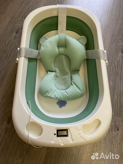Ванночка для купания складная с термометром