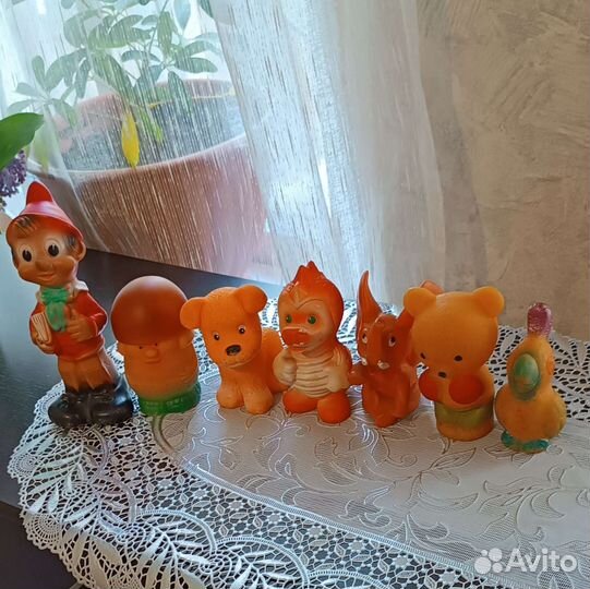 Резиновые игрушки СССР