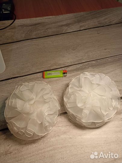 Большие белые банты на 1 сентября