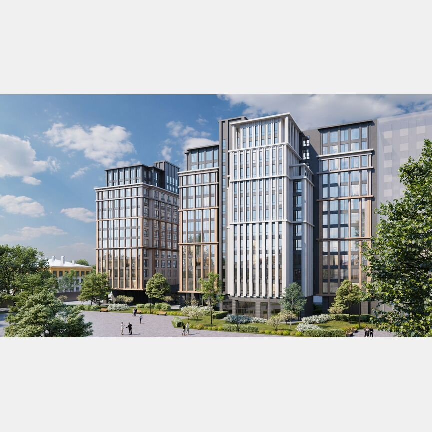 2-к. апартаменты, 38,4 м², 3/13 эт.
