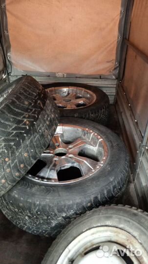 Диски toyota land cruiser r 20 (в сборе) 4 штуки