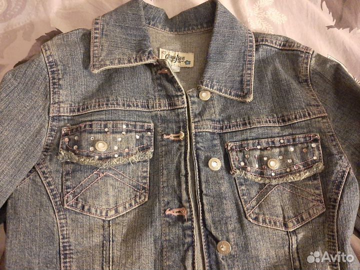 Джинсовая куртка для девочки