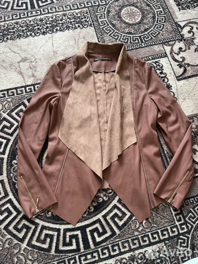 Жакет из экокожи