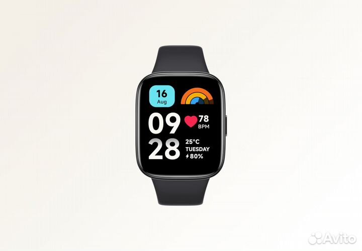 Умные часы Xiaomi Redmi Watch 3 Active (Черный)