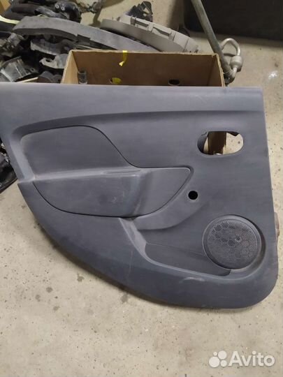 Обшивка двери задняя левая renault logan