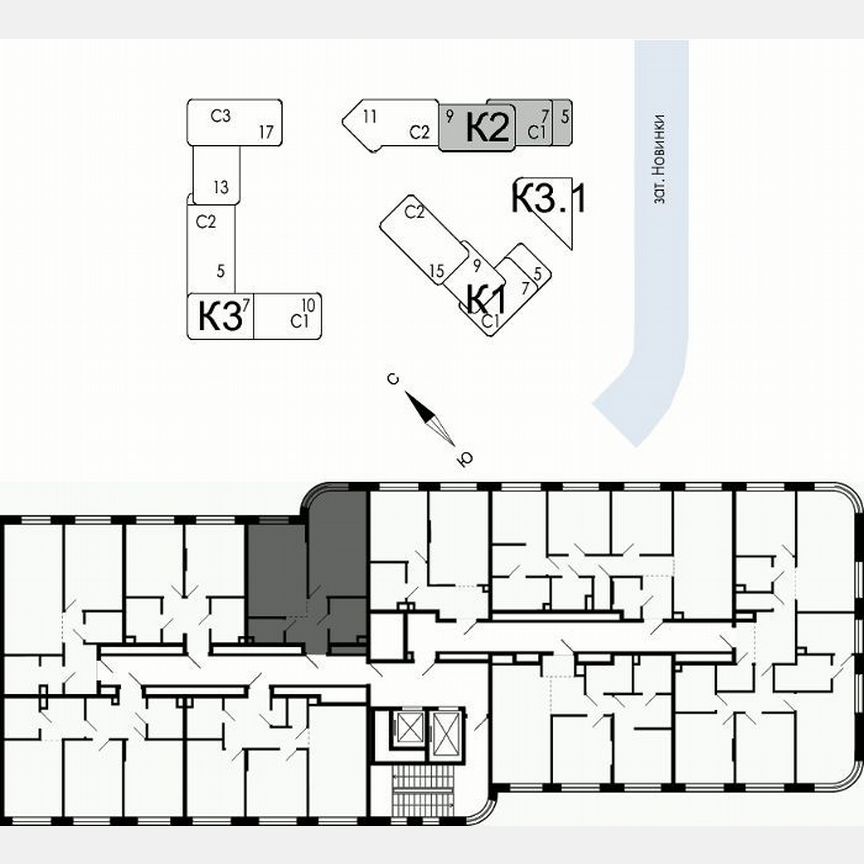 1-к. квартира, 46,2 м², 4/9 эт.