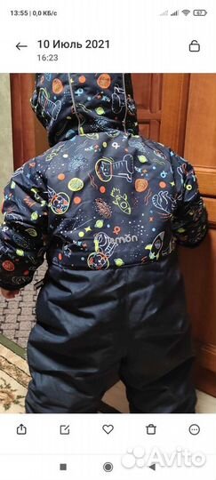 Детский зимний комбинезон