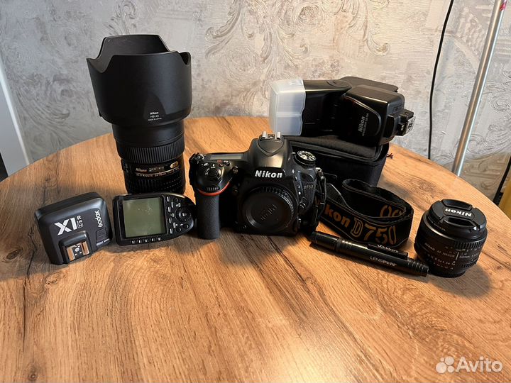 Фотоаппарат Nikon D750 + Объективы и комплект
