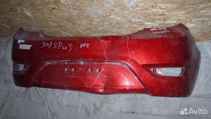 Бампер задний Hyundai Solaris I 2010-2017