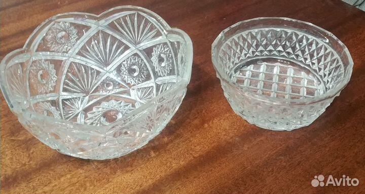 Хрустальные вазы,стаканы