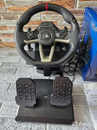 Игровой руль Hori racing wheel apex ps4