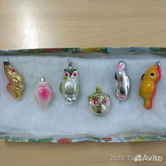 Елочные игрушки СССР