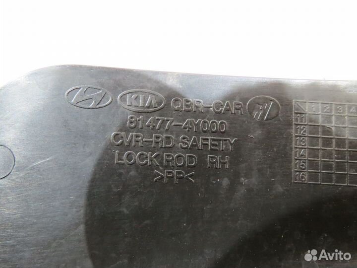 Кожух замка двери Kia Rio 3