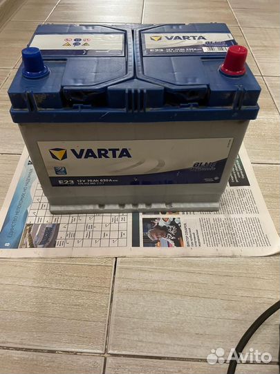 Аккумулятор varta 70 а.ч