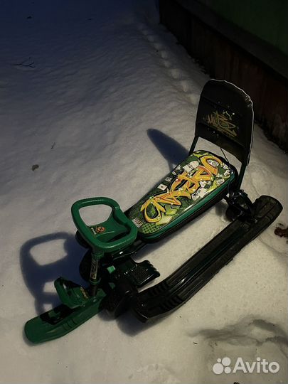 Снегокат с колесами