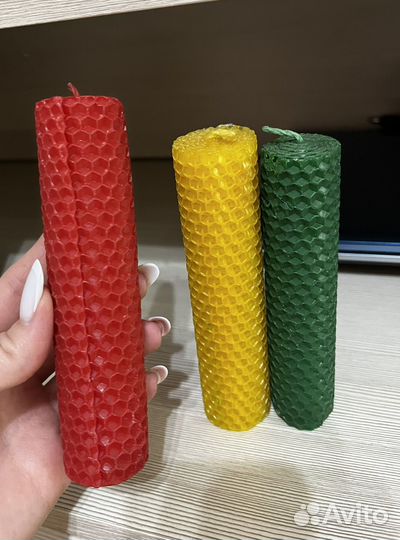 Свечи из вощины набор
