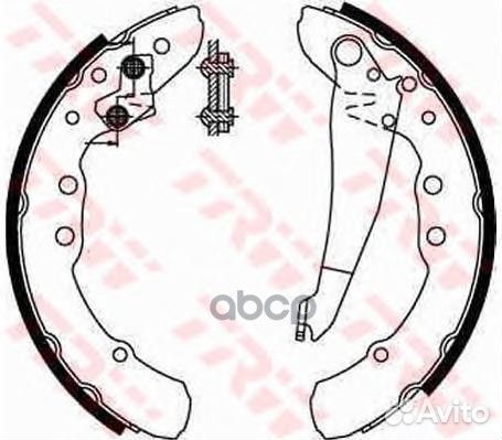 GS8544 Колодки торм.бар.audi 100/80/VW caddy/G2