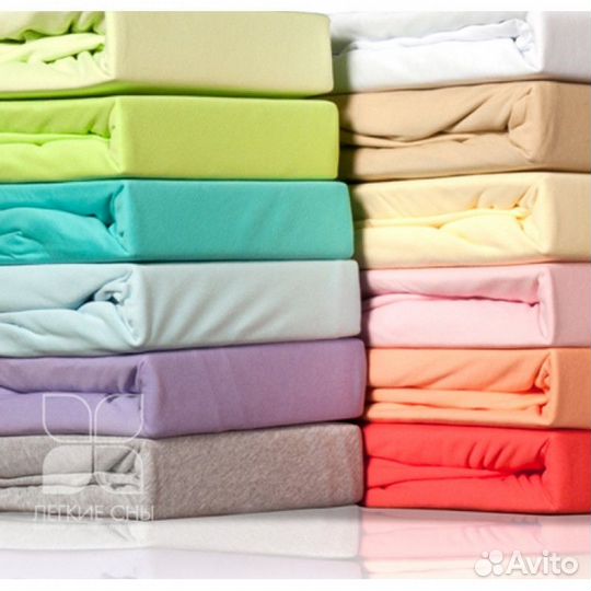 Простыня трикотажная на резинке