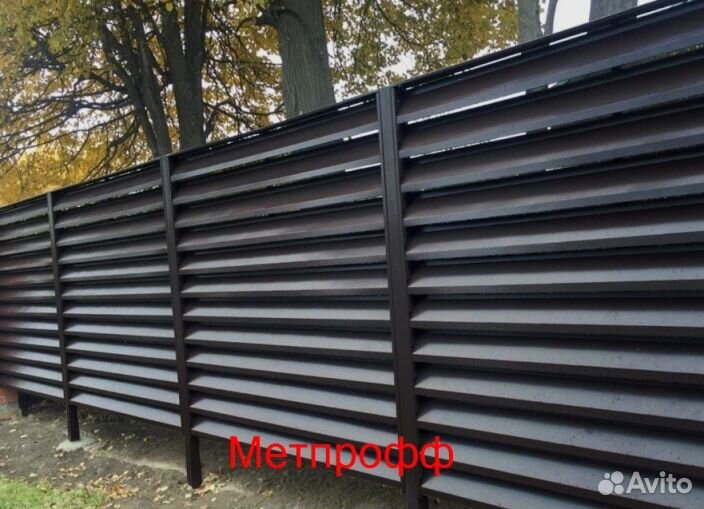 Забор жалюзи