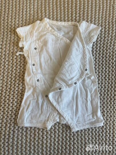 Песочник боди, шорты H&M 74 (6-9 мес)