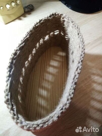 Корзина из джута