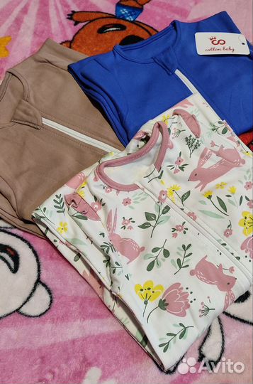 Комбинезон на манжете 74-80