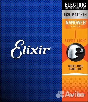 Струны 11-59 Elixir 12106 7 String Nanoweb