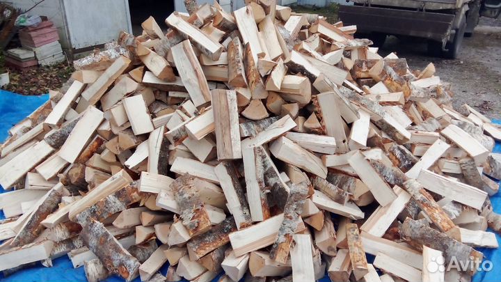 Дрова березовые колотые