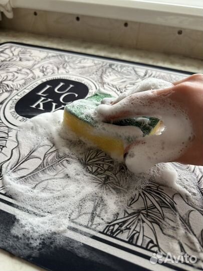 Впитывающйи коврик для сушки посуды