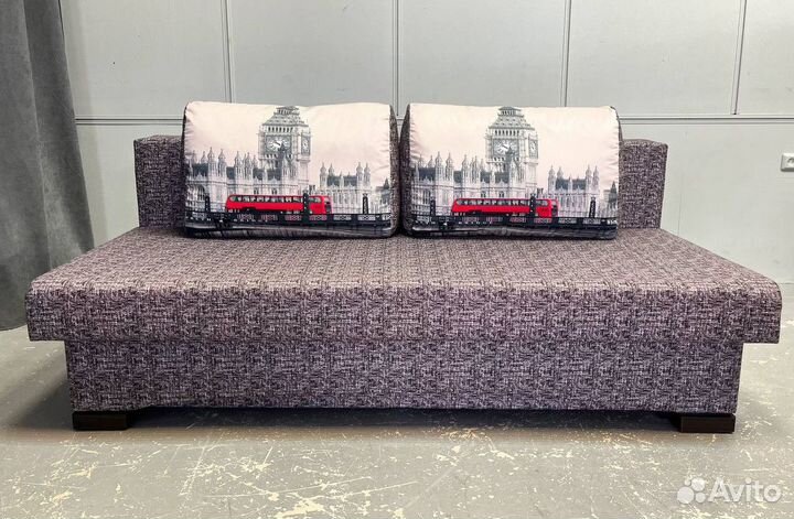 Люси прямой Флок серый