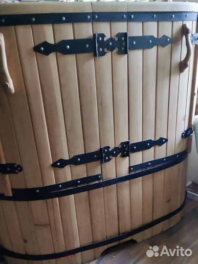 Кедровая фитобочка для 2-их с парагенератором