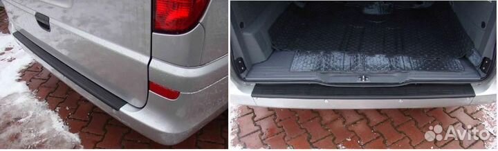 Накладка на задний бампер для микроавтобусов VW, M