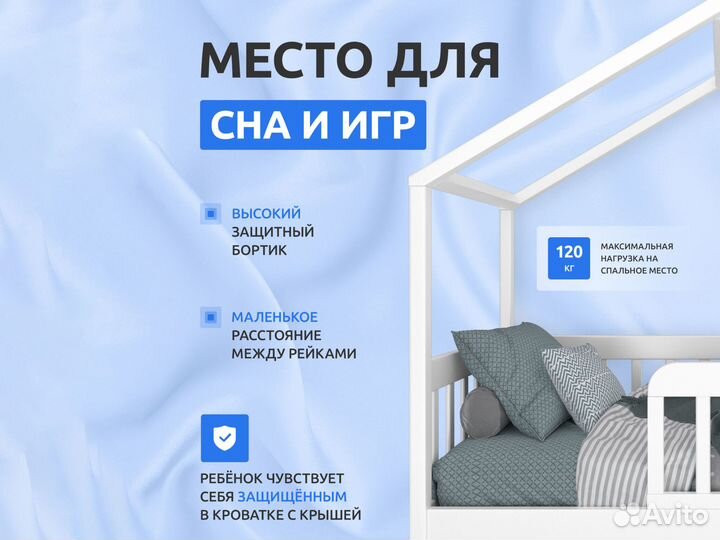 Детская кровать домик