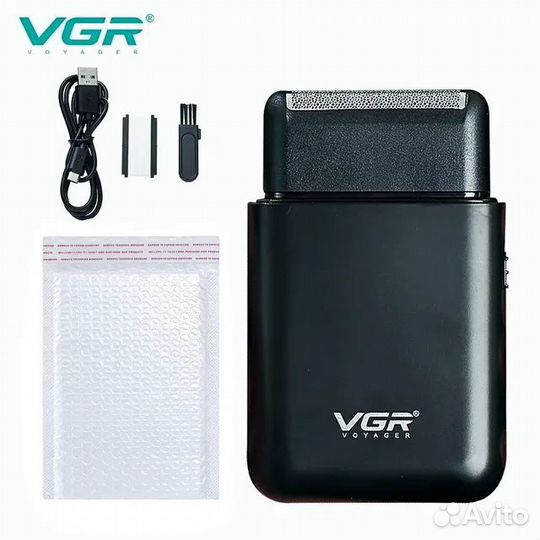 Электробритва VGR мини-перезаряжаемая с выдвижным