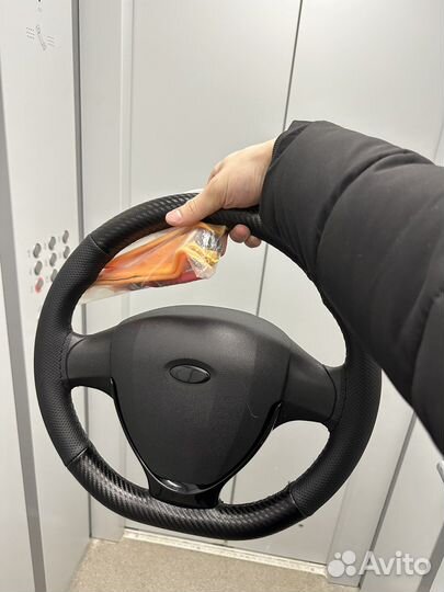 Руль адаптированый со скосом на ваз
