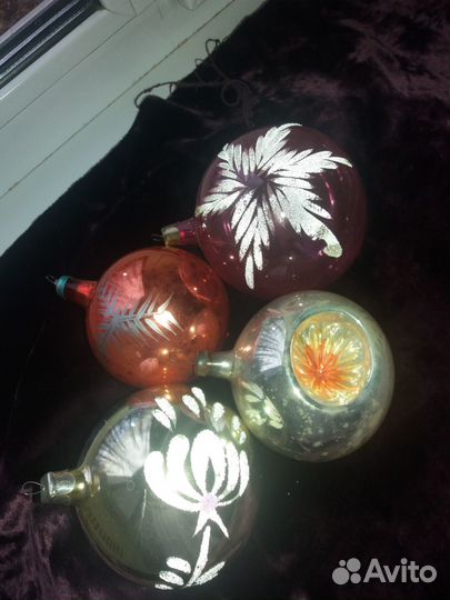 Елочные игрушки СССР одним лотом