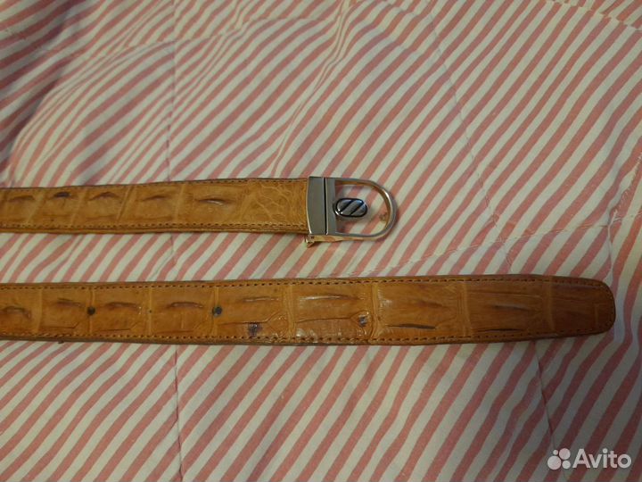 Ремень из кожи крокодила