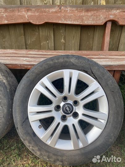 Диски с резиной на opel астра h r16 205x55 5x110