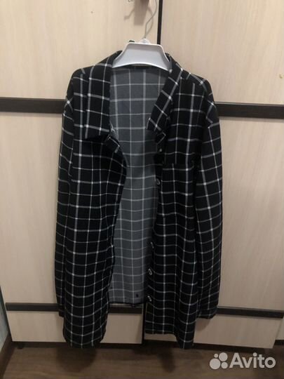 Рубашка в клетку женская