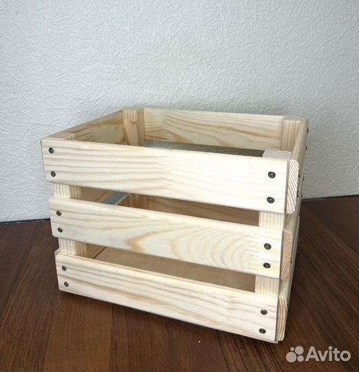 Деревянный ящик для хранения 20*15*15см