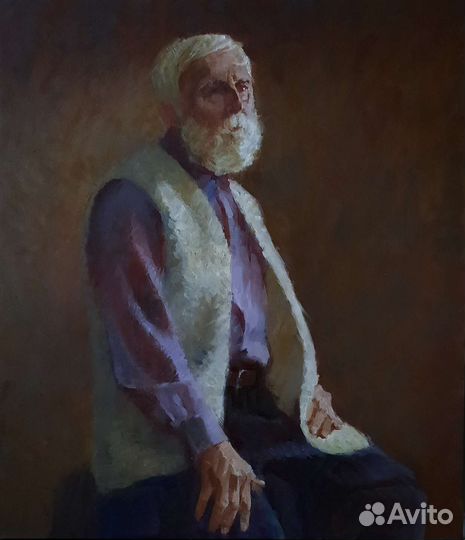 Мужской портрет маслом 